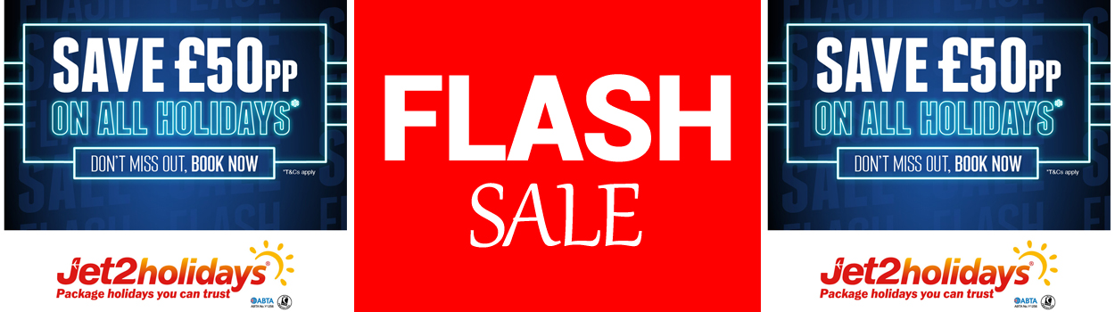 Flash sale banner