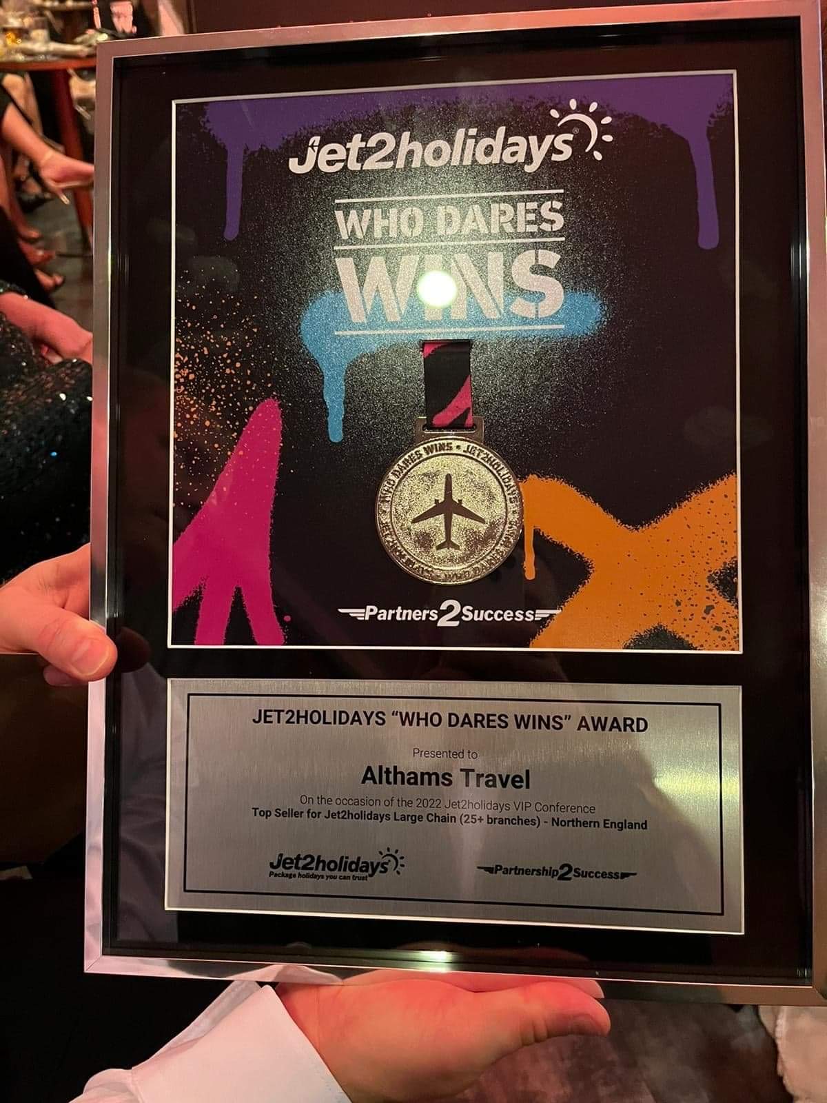 Jet2holidays who dares wins award